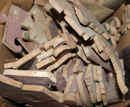 A French wooden jigsaw and an early 20th century map of Europe